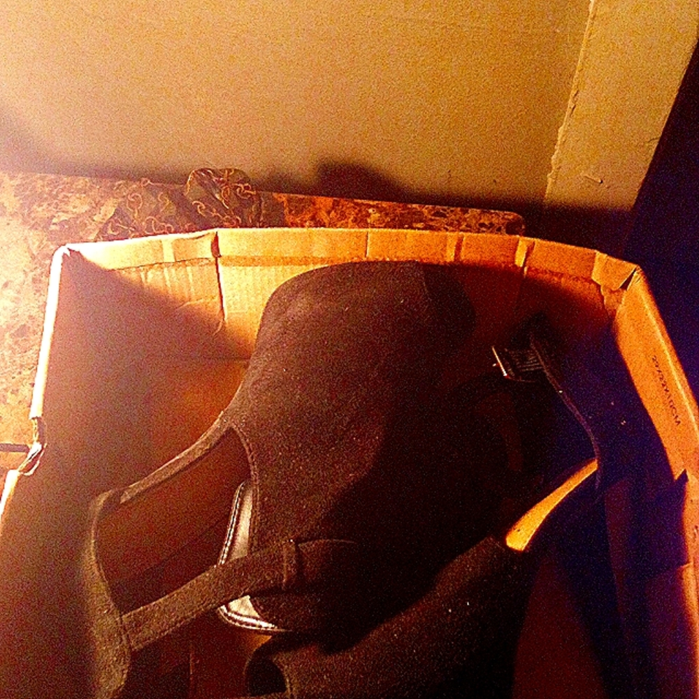 Black high heels